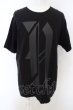 画像1: NO ID. BLACK / パイル切り替え袖BIG Tシャツ 1 ブラック O-24-03-12-033-NO-ts-YM-ZT144 (1)