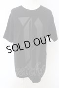 NO ID. BLACK / パイル切り替え袖BIG Tシャツ 1 ブラック O-24-03-12-033-NO-ts-YM-ZT144