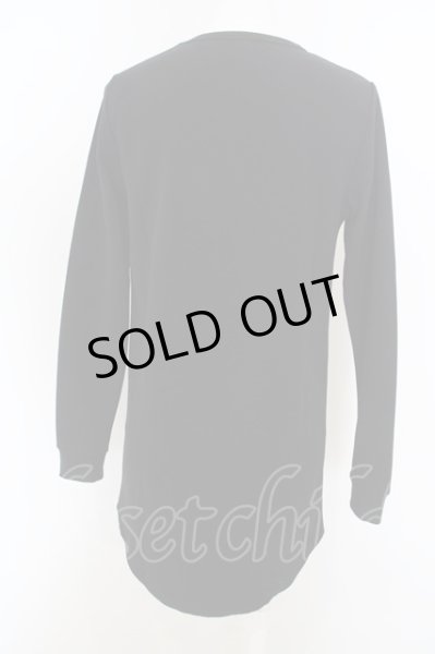 画像2: NO ID. / ストレッチクレープC/Nカットソー 1 ブラック O-24-03-12-041-NO-to-YM-ZT152 (2)