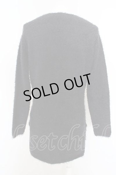 画像2: CIVARIZE / Feed フェザーヤーンプルオーバーロングニットソー 44 ブラック O-24-03-12-059-CI-to-YM-ZT152 (2)