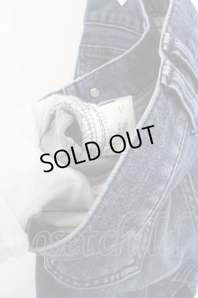 画像3: NO ID. / ストレッチデニムUSED加工スキニーデニムパンツ 2 インディゴ O-24-03-12-067-NO-pa-YM-ZT0315B (3)