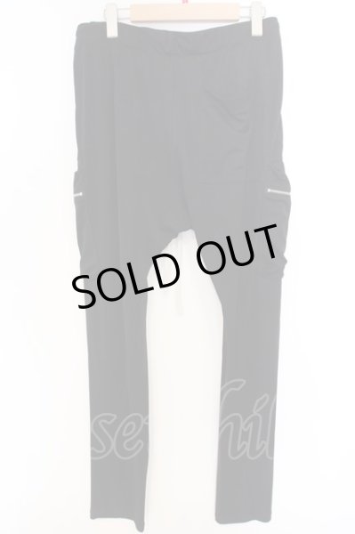 画像2: bajra / トリアセ強撚カーゴパンツ 3 ブラック O-24-03-12-073-ba-pa-YM-ZT151 (2)