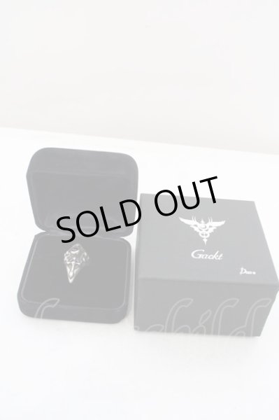 画像3: Gackt / 下弦の月 〜聖夜の調べ〜 Venomous Psychi リング 9号 シルバー O-24-03-12-080-GA-za-YM-ZT128 (3)