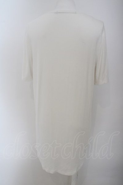 画像2: NO ID. / テレコラウンドC-N-T Tシャツ 2 ホワイト O-24-03-12-008-NO-ts-YM-ZT123