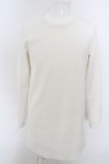 【WINTERセール】NO ID. / ストレッチクレープC/Nカットソー 1 ホワイト O-24-03-12-009-NO-to-YM-ZT124