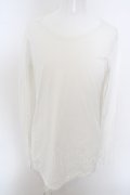 【WINTERセール】TORNADO MART / シルフィースムースロングWHカットソー L ホワイト O-24-03-12-018-TO-to-YM-ZT123