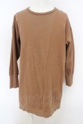 【WINTERセール】NO ID. BLACK / BIGガゼットPOプルオーバー ONE ブラウン O-24-03-12-023-NO-to-YM-ZT105