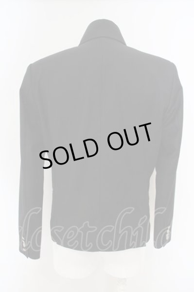 画像3: NO ID. / TRギャバナポレオンショートジャケット 2 ブラック O-24-03-19-030-NO-ja-YM-ZT075 (3)