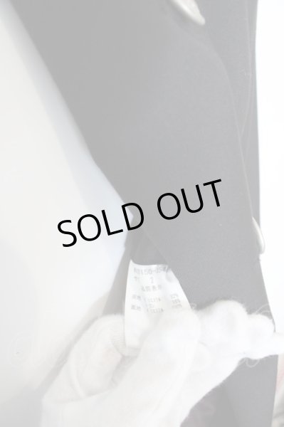 画像4: NO ID. / TRギャバナポレオンショートジャケット 2 ブラック O-24-03-19-030-NO-ja-YM-ZT075 (4)