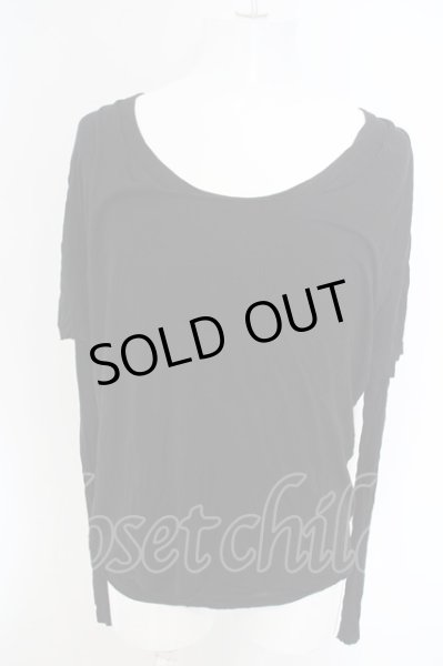 画像1: NO ID. / C天竺WingプリントTシャツ 2 ブラック O-24-03-19-036-NO-ts-YM-ZT075 (1)