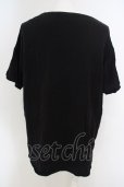 画像3: NO ID. BLACK / C天竺ワイヤープリントカットオフC-N-BIG Tシャツ ONE ブラック O-24-03-19-038-NO-ts-YM-ZT075 (3)