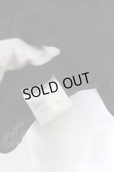 画像4: NO ID. BLACK / C天竺ワイヤープリントカットオフC-N-BIG Tシャツ ONE ブラック O-24-03-19-038-NO-ts-YM-ZT075 (4)