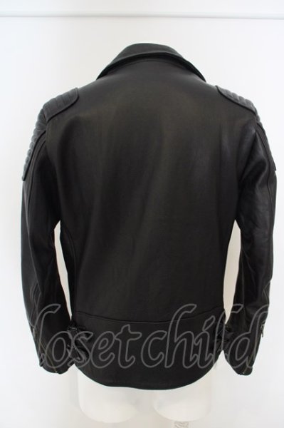 画像4: Zephyren / カウレザーダブルライダース M ブラック O-24-03-19-044-Ze-ou-YM-ZT-ML013 (4)