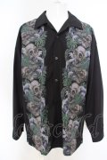 MSML / SKULL LONG SLEEVE シャツ L ブラック O-24-03-19-052-MM-sh-YM-ZT0325