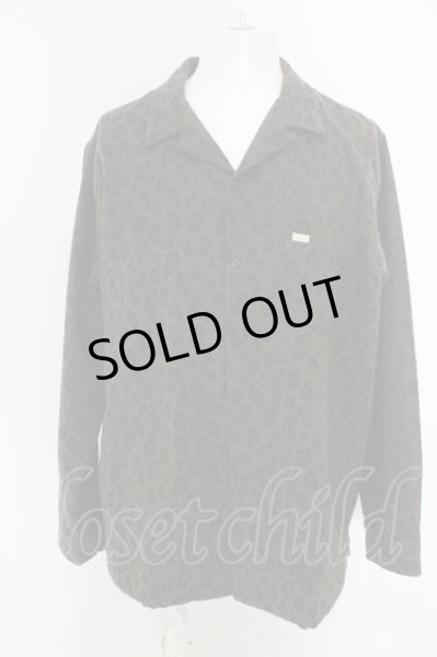 画像1: CRIMIE / LEOPARDO WOOL SHIRT XXL カーキ O-24-03-19-055-CM-sh-YM-ZT075 (1)