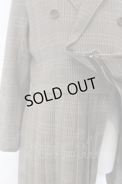 画像2: NO ID. BLACK / セパレートプリーツダブルブレストジャケット 1 グレー O-24-03-19-056-NO-ja-YM-ZT074 (2)