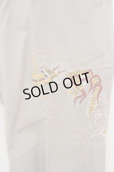 画像2: PROPA9ANDA / EGO TRIPPINGコラボ SEATTLE PNT.詩　パンツ 33 ベージュ O-24-03-19-067-PR-sh-YM-ZT091 (2)