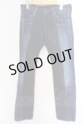 【セール】Roen Jeans / バイカラーデニムパンツ 30 インディゴｘブラック O-24-03-19-068-Ro-pa-YM-ZT074