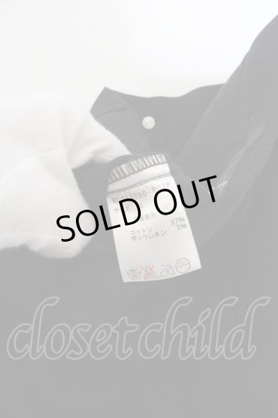 画像3: NO ID. / スリムシルエットパンツ 3 ブラック O-24-03-19-073-NO-pa-YM-ZT091 (3)