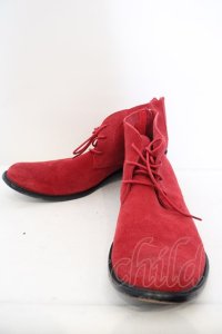 【WINTERセール】BUFFALO BOBS / チャッカブーツ 43（約27cm) レッド O-24-03-19-076-BU-za-YM-ZT-S004