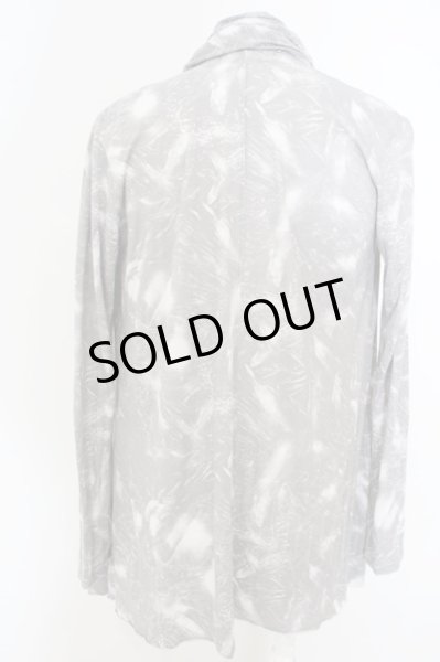 画像3: TORNADO MART / 総柄ドレープカーディガン  グレー O-24-03-19-010-TO-to-YM-ZT121 (3)