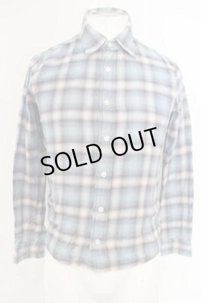 画像1: MURDER LICENSE / チェックネルシャツ 44 ブルー O-24-03-19-024-MU-sh-YM-ZT076 (1)