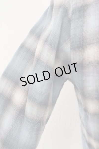 画像2: MURDER LICENSE / チェックネルシャツ 44 ブルー O-24-03-19-024-MU-sh-YM-ZT076 (2)