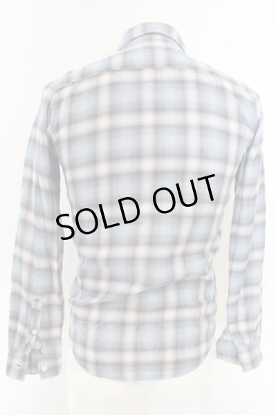 画像3: MURDER LICENSE / チェックネルシャツ 44 ブルー O-24-03-19-024-MU-sh-YM-ZT076 (3)