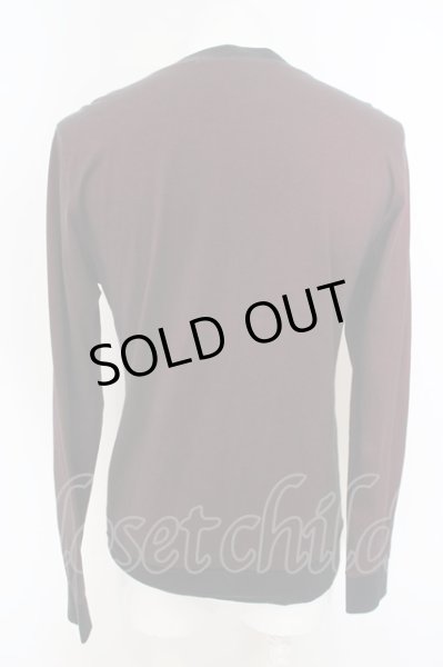 画像3: NO ID. / AERO-TOUCHEシャンブレー天竺Vカーディガン 2 ワイン O-24-03-19-003-NO-to-YM-ZT121 (3)