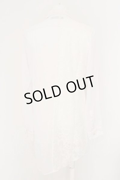 画像5: CIVARIZE / シフォンレース切り替えロングシャツ 46 ホワイト O-24-03-23-025-CI-sh-YM-ZT301 (5)