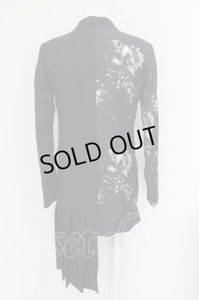 画像4: CIVARIZE / アシンメトリープリーツロングテーラードジャケット 46 ブラック O-24-03-23-042-CI-ja-YM-ZT291 (4)