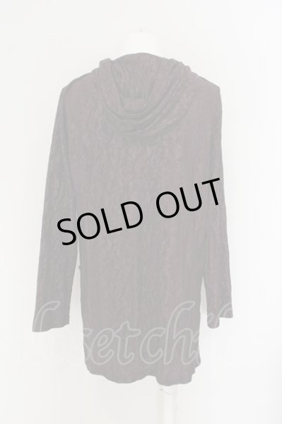 画像4: TORNADO MART / プリーツ幾何学エンボスカーディガン LL ボルドー O-24-03-23-047-TO-to-YM-OS (4)