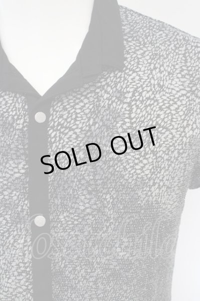 画像2: TORNADO MART / アニマルMIXラメカットシャツ LL シルバー O-24-03-23-049-TO-sh-YM-ZT142 (2)