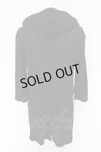 画像3: TORNADO MART / カールマイヤー７分袖フーテッドコート LL ブラック O-24-03-23-055-TO-ja-YM-ZT142 (3)