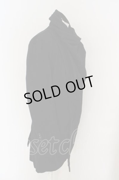 画像2: TORNADO MART / ドレープコート LL ブラック O-24-03-23-062-TO-ou-YM-ZT-M112 (2)