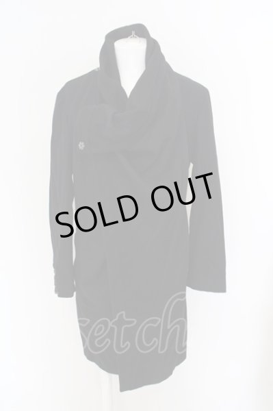 画像5: TORNADO MART / ドレープコート LL ブラック O-24-03-23-062-TO-ou-YM-ZT-M112 (5)