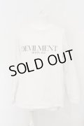 Moonage Devilment(清春) / GRAPHIC OVER L/S カットソー 46 ホワイト O-24-03-23-068-Mo-to-YM-ZT142