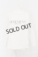 【WINTERセール】Moonage Devilment(清春) / GRAPHIC OVER L/S カットソー 46 ホワイト O-24-03-23-068-Mo-to-YM-ZT142