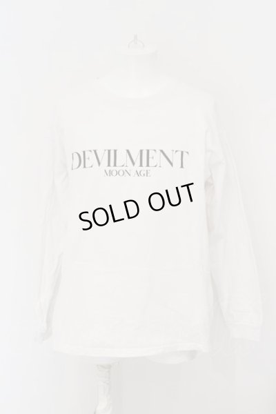 画像1: 【WINTERセール】Moonage Devilment(清春) / GRAPHIC OVER L/S カットソー 46 ホワイト O-24-03-23-068-Mo-to-YM-ZT142