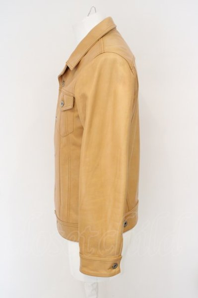 画像3: NO ID. / カウレザーフルタンニンヌメＧジャン ジャケット 1 クリーム O-24-03-23-075-NO-ou-YM-ZT-ML024 (3)