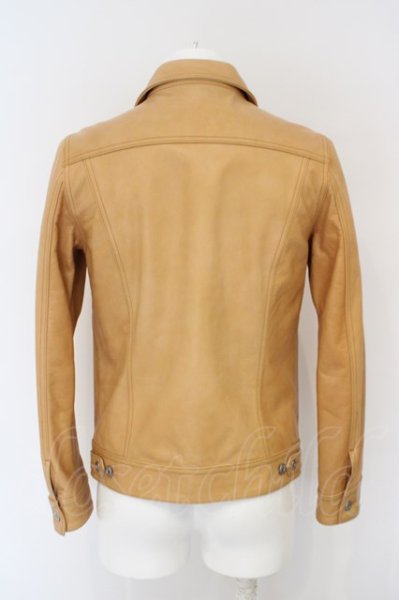 画像4: NO ID. / カウレザーフルタンニンヌメＧジャン ジャケット 1 クリーム O-24-03-23-075-NO-ou-YM-ZT-ML024 (4)