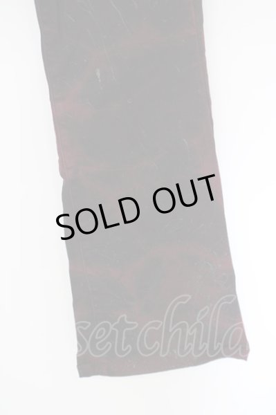 画像3: TORNADO MART / ハイブリッドムラ抜染ベルボトム L ワイン O-24-03-23-084-TO-pa-YM-ZT302 (3)