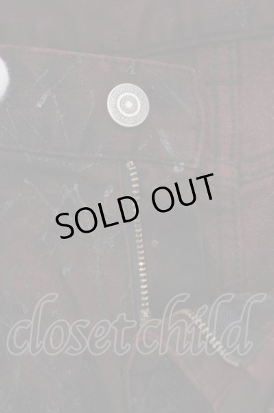 画像6: TORNADO MART / ハイブリッドムラ抜染ベルボトム L ワイン O-24-03-23-084-TO-pa-YM-ZT302 (6)