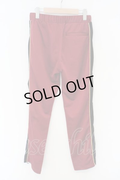 画像2: Moonage Devilment（清春） / ラインジャージパンツ 00 ボルドー O-24-03-23-096-MO-pa-YM-ZT126 (2)