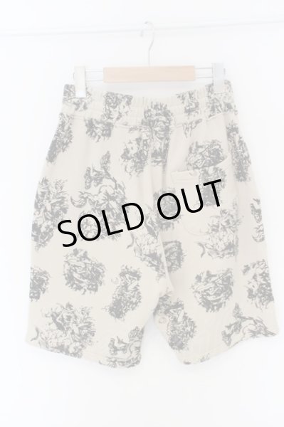 画像2: Moonage Devilment（清春） / エンジェルプリント裏毛ショートパンツ 44 クリーム O-24-03-23-097-MO-pa-YM-ZT126 (2)