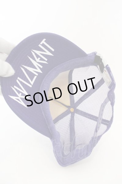 画像4: Moonage Devilment / MAD ロゴ メッシュキャップ  ブルー O-24-03-23-102-Mo-za-YM-ZT141 (4)