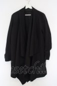 画像1: 【WINTERセール】NO ID. / TRストレッチドレープショールコート 3 ブラック O-24-03-23-014-NO-ou-YM-ZT-M112 (1)