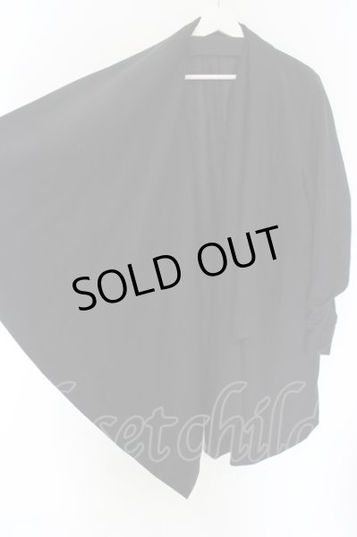 画像2: NO ID. / TRストレッチドレープショールコート 3 ブラック O-24-03-23-014-NO-ou-YM-ZT-M112 (2)