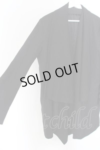 画像3: NO ID. / TRストレッチドレープショールコート 3 ブラック O-24-03-23-014-NO-ou-YM-ZT-M112 (3)