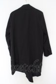 画像4: 【WINTERセール】NO ID. / TRストレッチドレープショールコート 3 ブラック O-24-03-23-014-NO-ou-YM-ZT-M112 (4)
